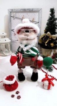 Ms moor knit - Elena Anokhina - Toys for the Soul - Elen Moor - Santa Claus