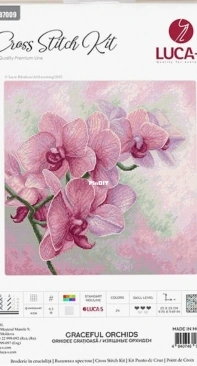 Luca-S B7009 Graceful Orchids