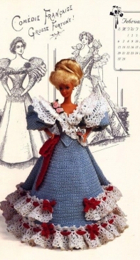 Annie Potter - Annies Calendar Bed Doll Society - Miss February 1994