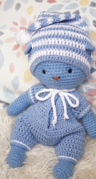 Polushka Bunny - Maria Ermolova - Bedtime baby bear outfit - Dutch