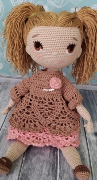Mamaknitka - Polina Baeva - Crochet Stuffed Doll Mary