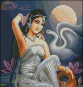 girl with the swan