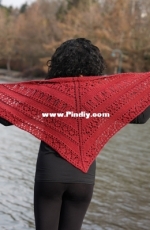Scarlet Sampler Shawl by Shannon Dunbabin-Free