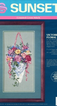 Dimensions Sunset 13582 Victorian Floral XSD