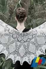 Diamond Jewels Shawlette by Linda Browning