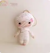 Gingermelon- Mummmy ornament pattern