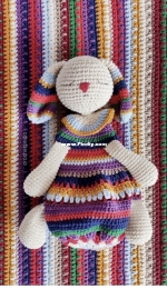 Crochetpedia - Kate - Striped Bunny Baby Lovey – Free