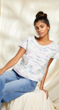 Wildflower Tee by Rachel Brockman-Free
