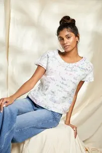Wildflower Tee by Rachel Brockman-Free