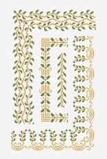DMC - Vintage Vine Borders - Free