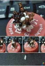 beaded kitten