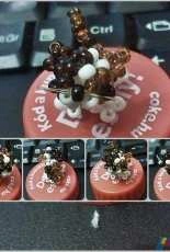 beaded kitten