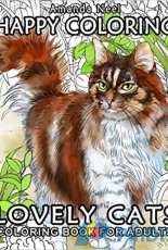 Happy Coloring : Lovely Cats - Coloring Book for Adults Paperback