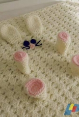 Sol Maldonado - Bunny Baby Blanket