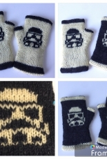 Storm Trooper Mitts by Northbound Studio-Free