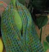 Mesh Bamboo Scarf by Stacy Lee - Free