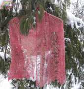 Sweet Pea Stole by Linda Choo - Free