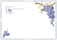 Tovaglietta con Uva/ Placemat with Grapes by Le Idee di Susanna XSD
