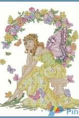 Summer Fairy by Maria Diaz from Cross Stitch Gold 129