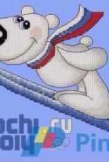 Olympic Bear by Anna Kuznetsova