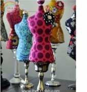 The DIY Dish-Mannequin Pin Cushion /Free Pattern