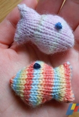 Wee Fish Cat Toys by Lea Bronnenkant/Lea67000 Designs - English