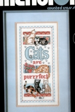 Dimensions 3697 - Cats are Purrrfect in PCS.