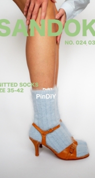 Knitted Rib Socks by Tuva Sandok
