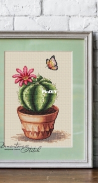 Arnautova Stitch - Blooming Cactus by Anastasia Arnautova