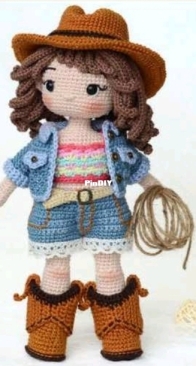 Chik-Chik Handmade - Thuỳ Trang - Charlotte the Cowgirl - Charlotte la Vaquera - English - Spanish