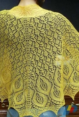 Omelet Shawl by Joyce Fassbender/ Knitty, Spring + Summer 2011-Free