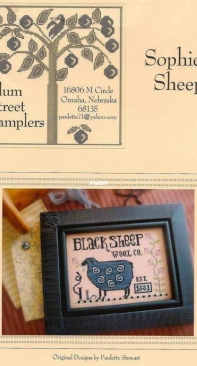 Plum Street Samplers - Sophies Sheep XSD