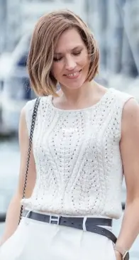 Moonglow Top by Zanete Hussain - ZaneteKnits