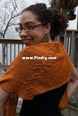 Topaz Shawl by Erica Jackofsky