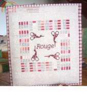 Isabelle Vautier BI 09 - Couleur et dentelle Rouge