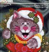 Janlynn 140-155 Happy Cat Wall Hanging - Plastic Canvas by Joan Elliott