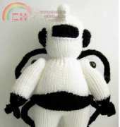 YvonneKnits - Robots 1 + 2 - Knit Toy