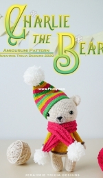 Jerahmie Tricia Designs - Charlie the Bear