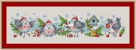 Winter Birds by Margarita Shelikhova