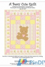Windham Fabrics- A Beary Cute Quilt by Hilary Bobker -Free