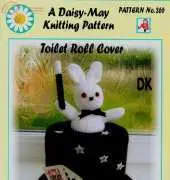 toilet roll cover bunny(inglés)