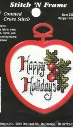 Needle Magic Inc. NMI Stitch N Frame 3305 - Happy Holiday