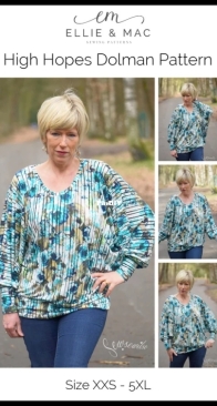 Ellie and Mac - High Hopes Dolman - Sizes XXS-5XL