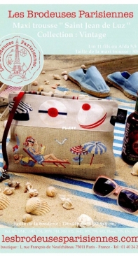 Les Brodeuses Parisiennes - Vintage Collection - Maxi Trousse Saint Jean de Luz