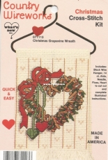 Whats New Inc. 071113 Country Wireworks – Christmas Grapevine Wreath
