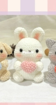 Depoteto Crochet - Michi - Michelle Chen - 3-IN-1 Animal with Heart