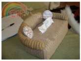 Mis Cositas de Crochet - Sofa tissue cover - Spanish - Free