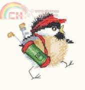 Heritage Crafts CDGC839 Golfing Chick by Valerie Pfeiffer
