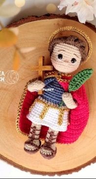 Fios e Tramas - Valéria Dinech da Cruz - Saint Expedite - Santo Expedito - Portuguese