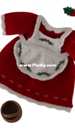 Sarah Gasson. Knitables. Mrs Claus Outfit